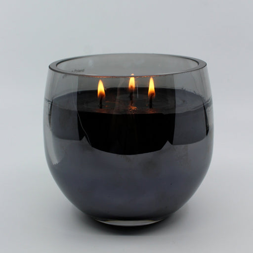 Lustrous Black Oud Scented Droplet Scented Candle - Biku Furniture & Homewares