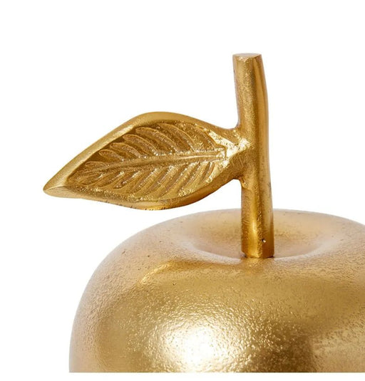 Luxe Gold Apple Sculpture - Biku Furniture & Homewares