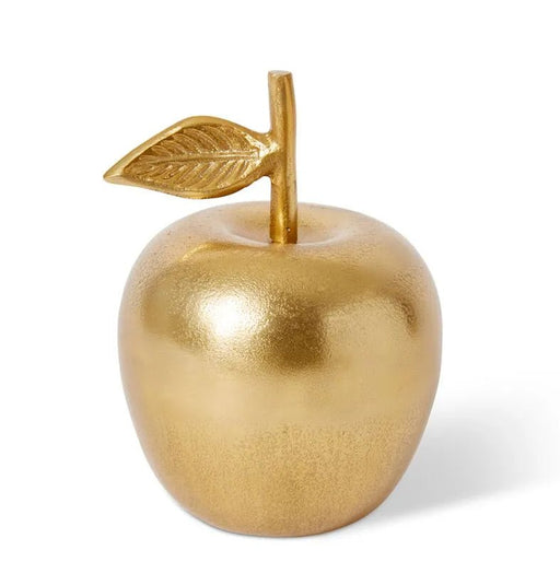 Luxe Gold Apple Sculpture - Biku Furniture & Homewares