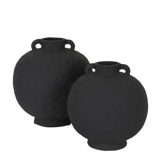 Medium Jett Round Vase - Biku Furniture & Homewares