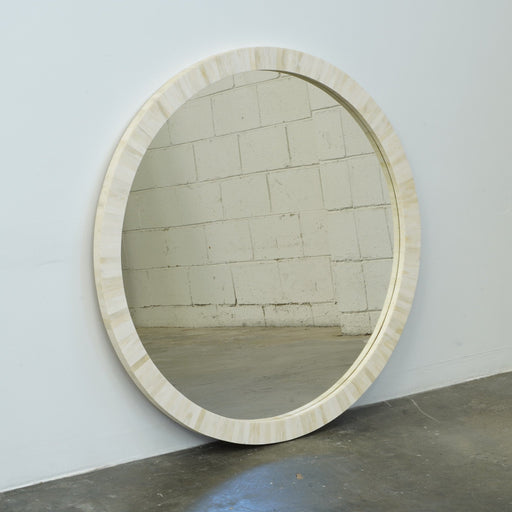 Melinda Bone & Wood Mirror - Biku Furniture & Homewares