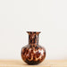 Merla Tortoise Shell Glass Bud Vase - Biku Furniture & Homewares