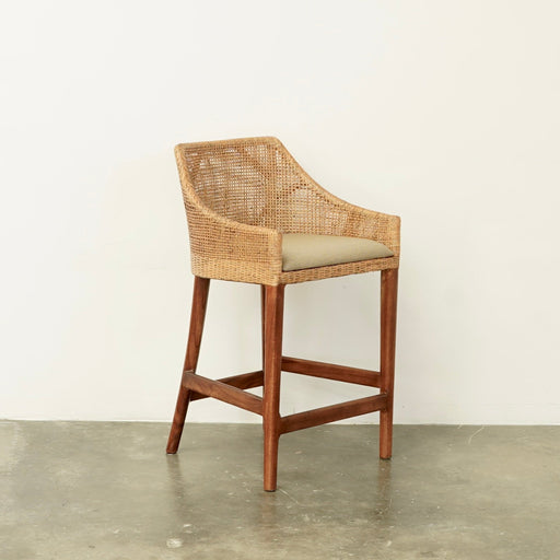 Michigan Rattan Stool - Biku Furniture & Homewares