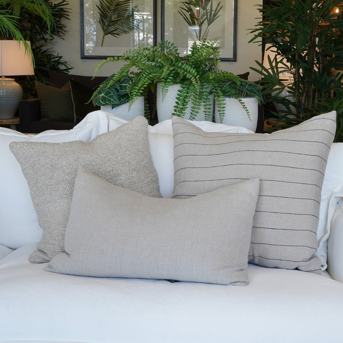 Milla Woven Linen Cushion - Biku Furniture & Homewares