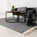 Munich Wool Black Rug - Biku Furniture & Homewares