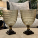 Negril Honey Cut Glass Vase - Biku Furniture & Homewares