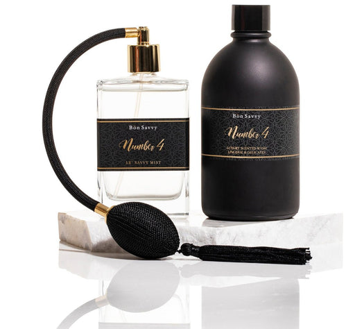 Noir - Luxury Number 4 Scented Lingerie & Delicates Wash with Matching Fragrance Set - Biku Furniture & Homewares