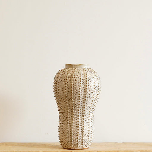Ostrich Skin Ceramic Vase - Biku Furniture & Homewares