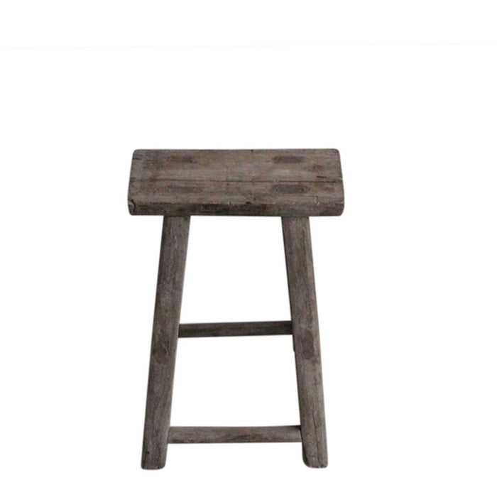Qiang 120 Elm Wooden Stool - Biku Furniture & Homewares