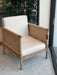 Sabela Jute & Mango Wood Occasional Chair - Biku Furniture & Homewares