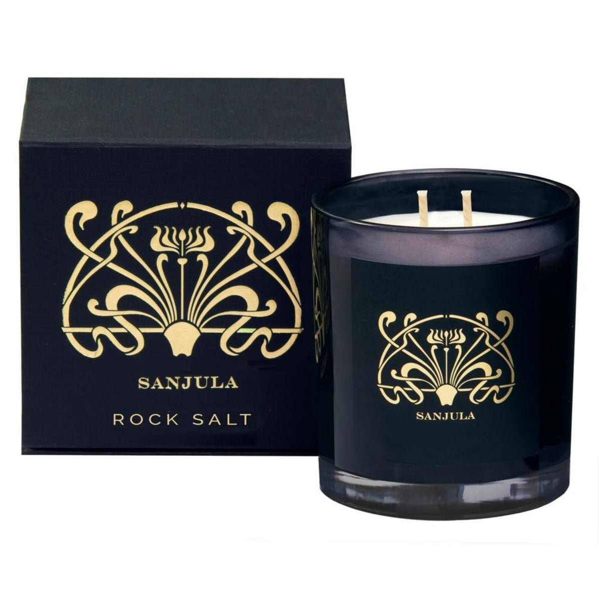 Sanjula Rock Salt Candle — Biku Furniture & Homewares