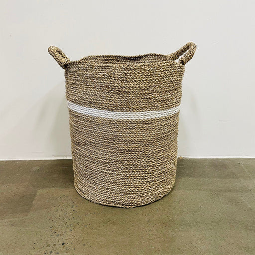 Seagrass Thin Strip Basket - Biku Furniture & Homewares