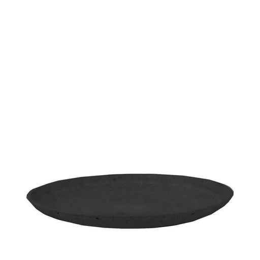 Surry Platter Med Blk - Biku Furniture & Homewares