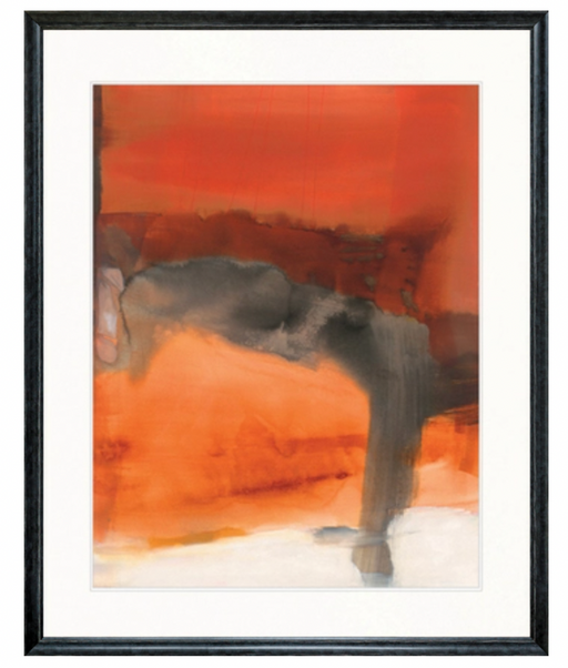 Tangerine Tango I Abstract Art - 107.6 X 87cm / Bacio -