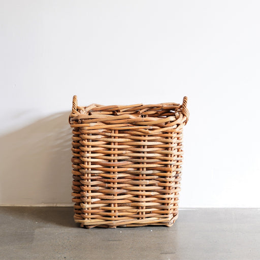 Tropez Rectangle Rattan Basket - Biku Furniture & Homewares
