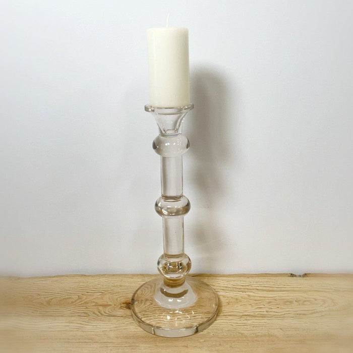 Valentine Cut Glass Candle Stick - Biku Furniture & Homewares