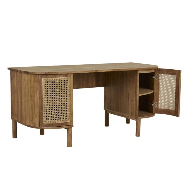 Willow Curve Desk - Biku Furniture & Homewares