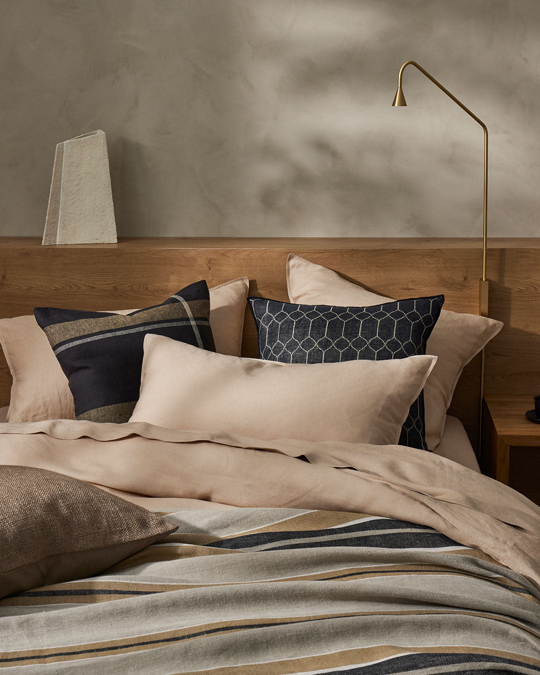 Woollahra European Linen Cushion - Biku Furniture & Homewares