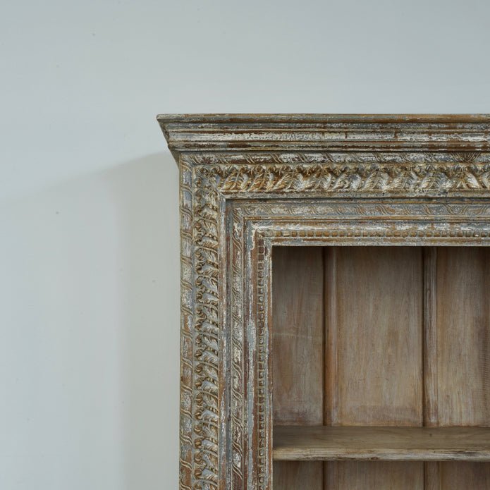 Zain Distressed Wood Bookshelf - Biku Furniture & Homewares