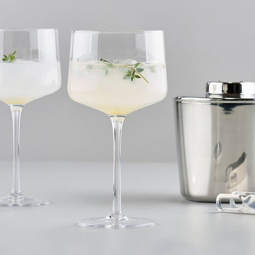 Zone cocktail/wine crystal glass set of 2 - Biku Furniture & Homewares
